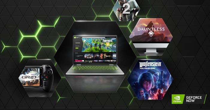 GeForce Now promotional material.